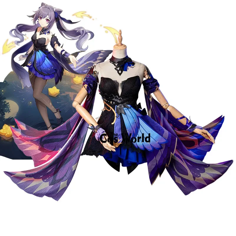 Genshin Keqing Opulent Splendor Outfits Giochi Costumi Cosplay