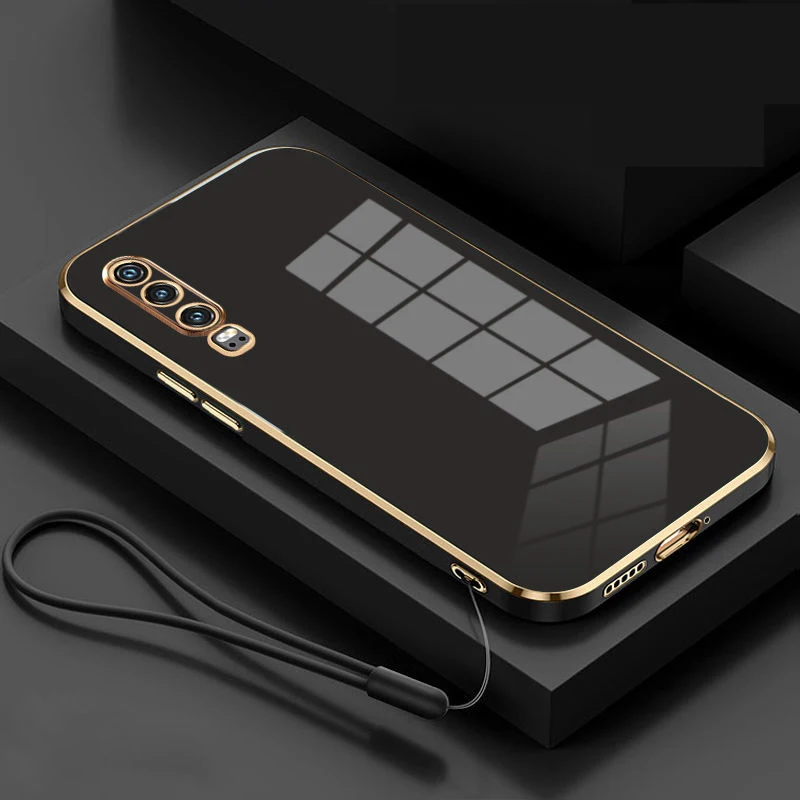 Housse Complète Pour Huawei P30 - Coque Gel Carbon Mat + Verre Trempé Full Cover, Neuf