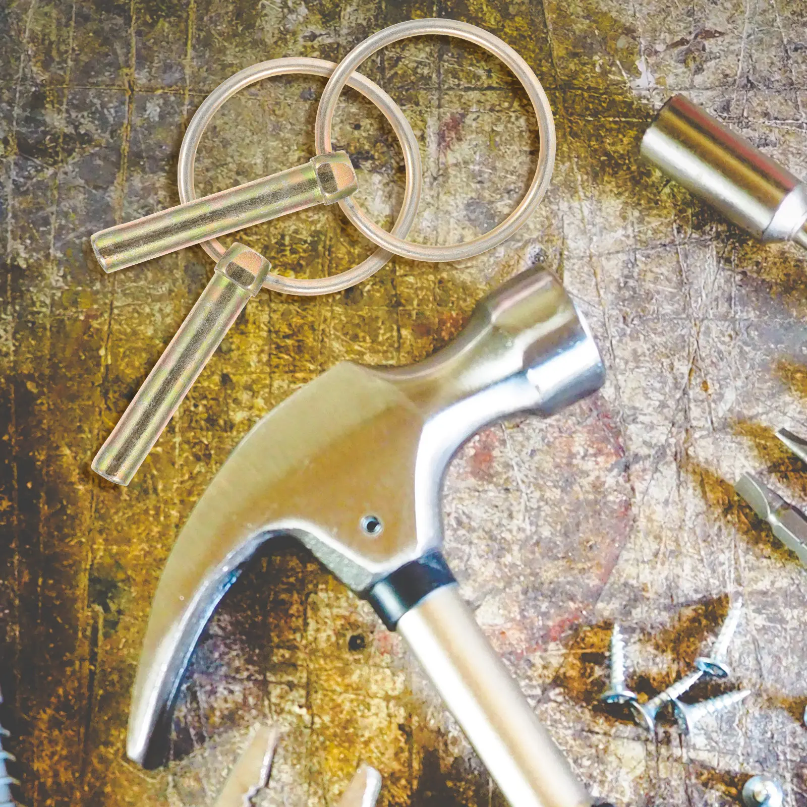 ชุดล็อคเพลาแบบสปริงเหล็ก 16 ชิ้น สำหรับรถแทรกเตอร์ รถพ่วง เครื่องตัดหญ้า  แข็งแรง ทนทาน ใช้งานได้ดี 1