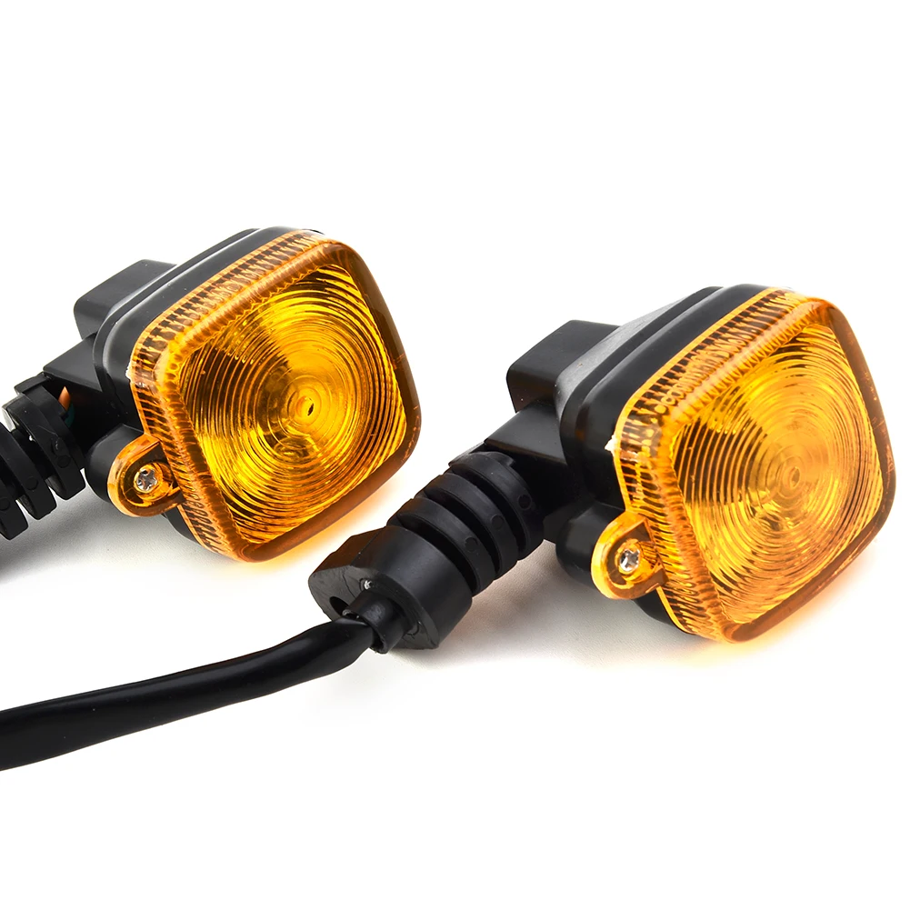 

2× Motorcycle Universal Amber Halogen Bulb Turn Signal Indicators Light Blinker 12V Amber Motorcycle Signal Lamp