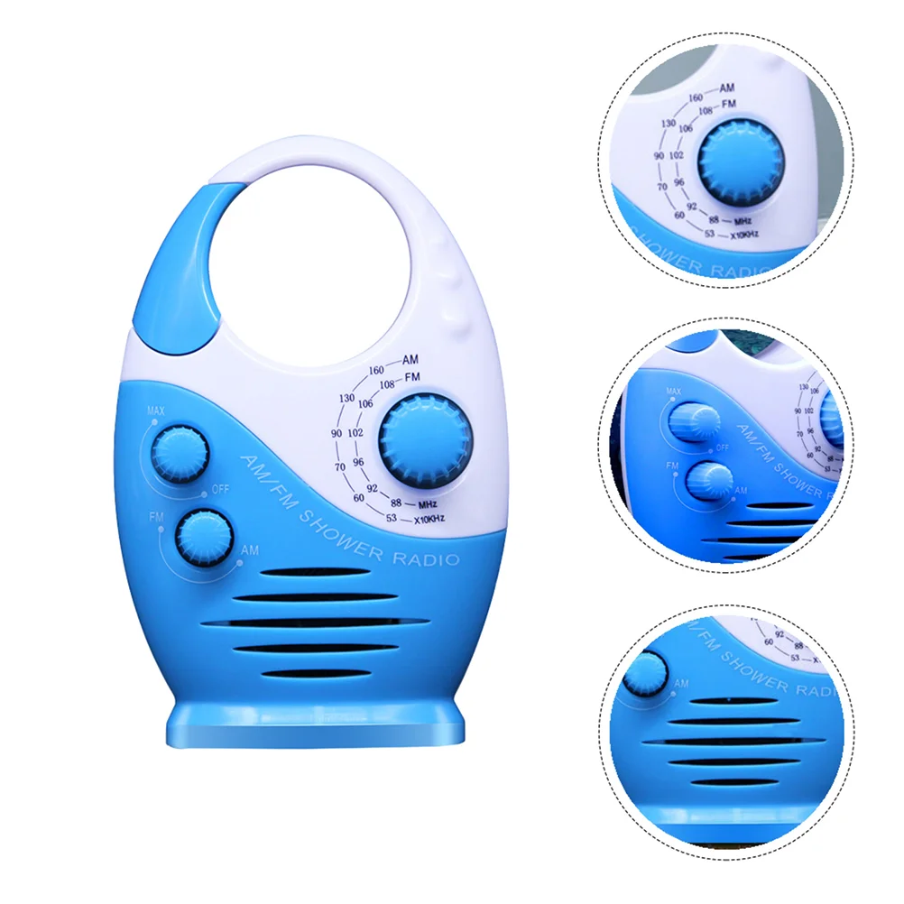 Mini Portable Waterproof Radio Shower Soundbar Speakers Bathroom Kitchen Fm Receiver Music Loudspeaker Audio Device Speaker