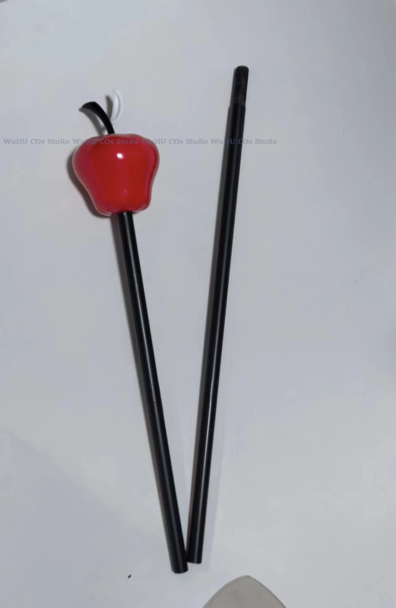 100cm Hazbin Lucifer Cosplay Hotel Morningstar Cosplay Lucifer Apple Stick Cosplay Weapon Prop Women Men Hallween Cosplay Prop 2