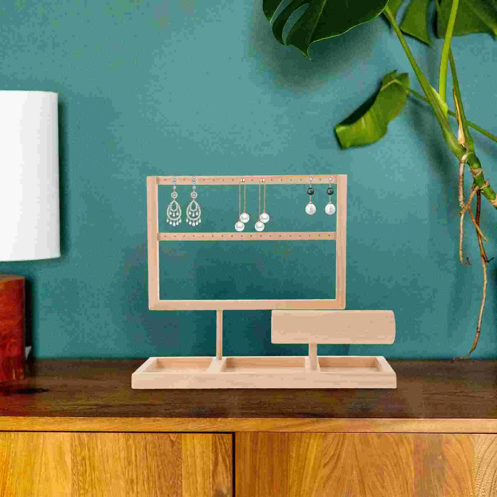 

Earring Hanging Holder Earring Display Stand Necklace Hanging Rack Jewelry Organizer