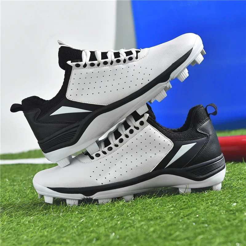 Professional Men's Baseball Shoes Training Long Spikes Softball Shoes Cleats and Turf Practice Shoes Beginners Baseball Sneakers