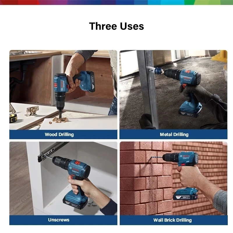 Bosch sem fio furadeira de impacto gsb 185-li chave de fenda