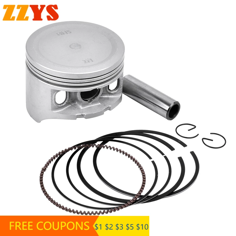 

78.5mm STD Pin 17mm Motorcycle Piston Rings For Honda 12100-HN5-670 TRX FOURTRAX RANCHER 350 4x4 TRX350 FMY FM1-6 00-06 TRX350F