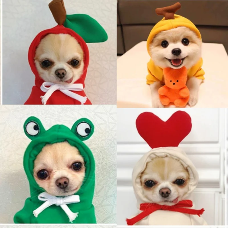 Cute Pet Clothes Cartoon Pet Clothing Winter & Fall Cat Puppy Dogs