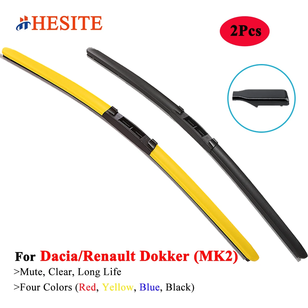 Hesite Colored Hybrid Wiper Blades For Dacia Dokker Duster Lodgy Logan