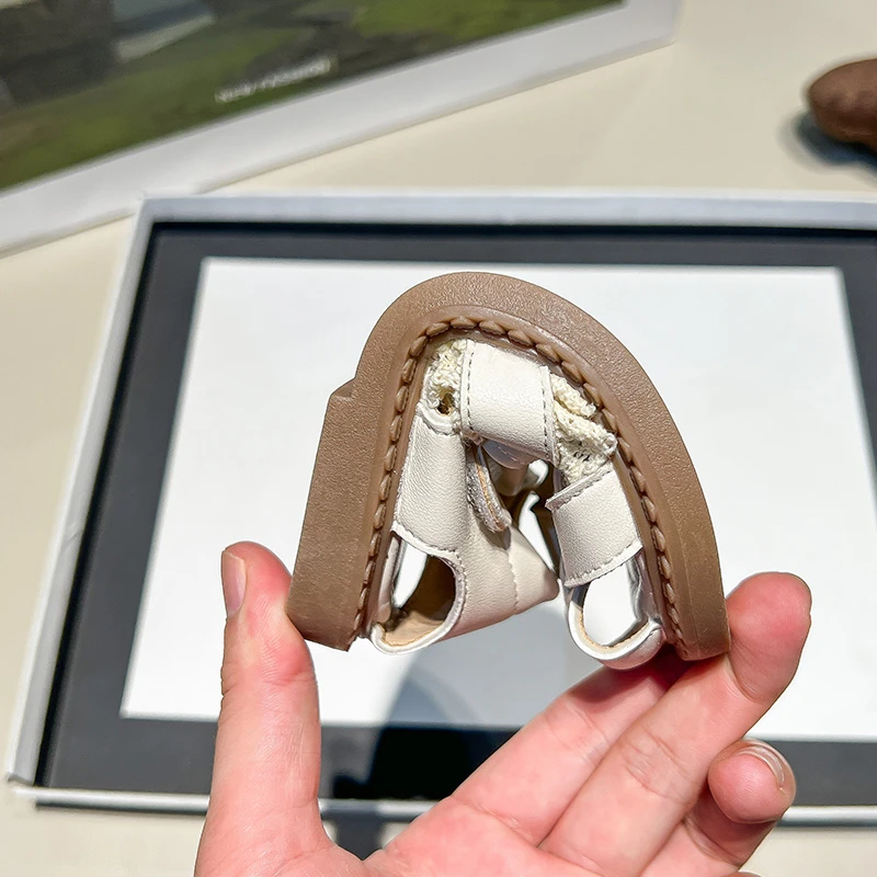 Leather Kids Sandals for Girls Summer