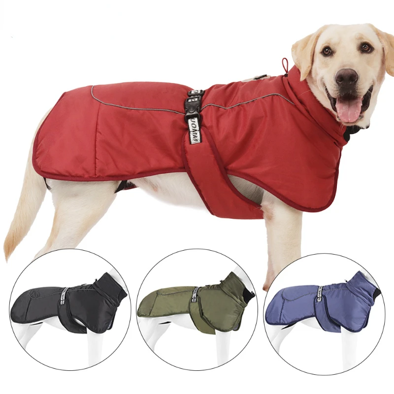 

Dog Cloak Is Used For Thickened Waterproof, Windproof And Snow Proof Warm Clothing for Medium And Large Dogs