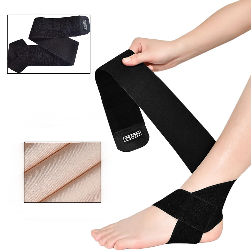 

1Pcs Adjustable Ultrathin High-Elastic Ankle Wrap Adjustable Compression Ankle Support Brace Running,football,basketball Protect