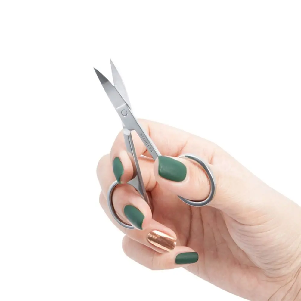 Stainless Steel Scissors Makeup Nose Hair Trimming Mustaches Personal Care
