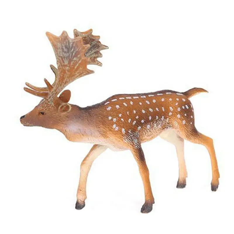 

White Tailed Deer Figurine Realistic Whitetail Deer Family Figures Toy White-Tailed Deer Figures Forest Animals Figures Toy Earl