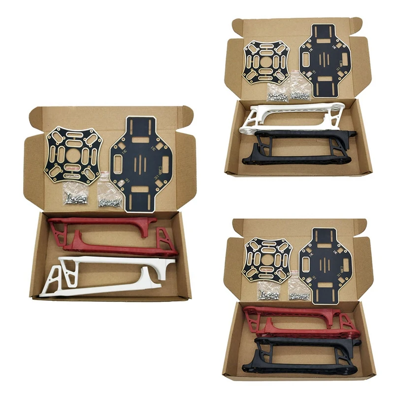 F450 Drone Frame Kit 4-Axis Airframe Quadcopter Frame Wheel With Landing Skid Gear For MK MWC RC Multicopter images - 6