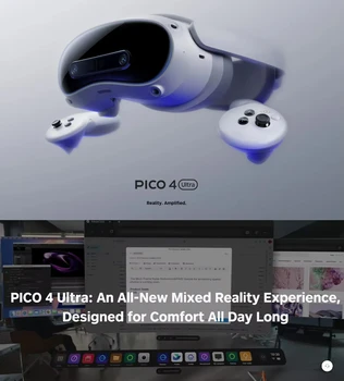MR Mixed Reality All-in-one 12G 256G VR Glasses 4K Head-mounted Display Streaming SteamVR Headsets 5