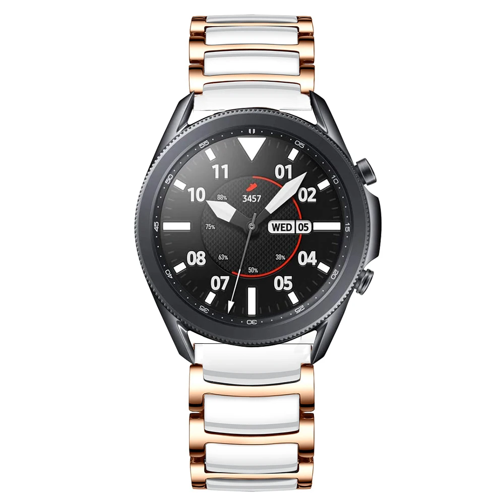 Premium Ceramic and Metal Strap Band - 20mm/22mm