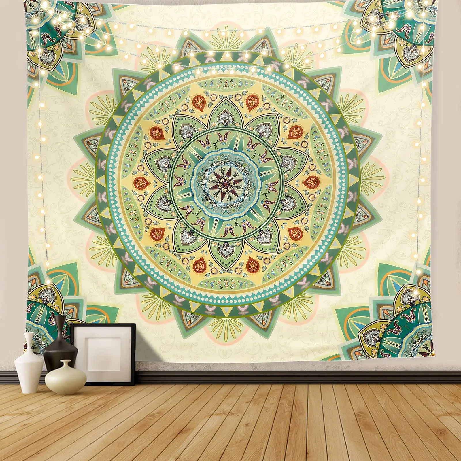 Mandala Tapestry Indian Hippie Bohemian Psychedelic Tapestry Home Living Room Dorm Bedroom Aesthetics Decoration Tapestries