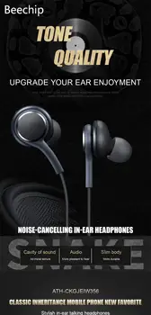 Originale Tipo C Auricolare Cablato Per Samsung Galaxy S23 S21 S22 Ultra Plus 3.5mm Auricolari Cuffie A54 A34 A53 A53 Accessori