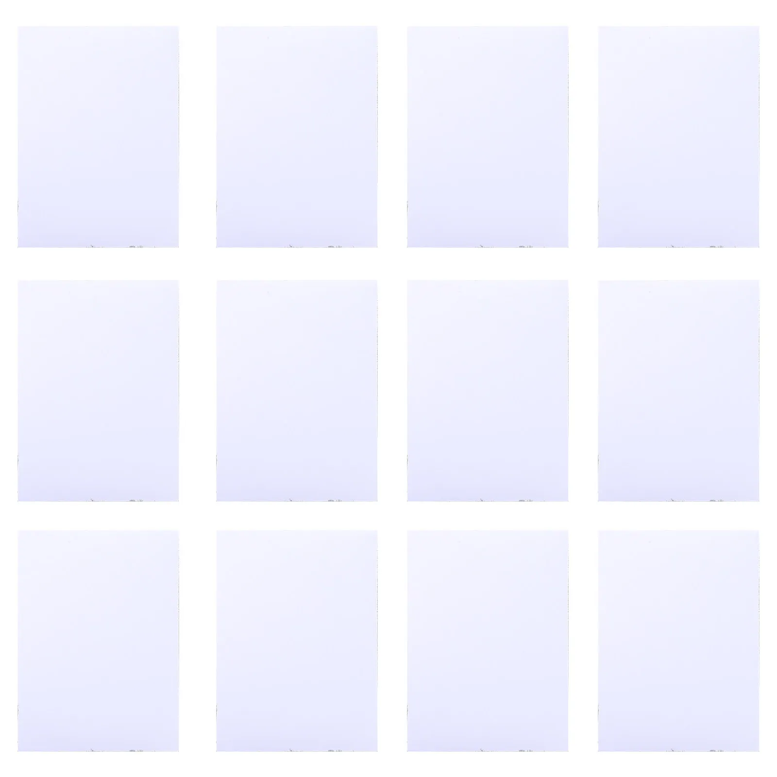 24Pcs Cyanotype Papers DIY Sunprint Paper 창조적 인 공예 학교 캠핑 파티 DIY를위한 태양 활성화 인쇄 재료