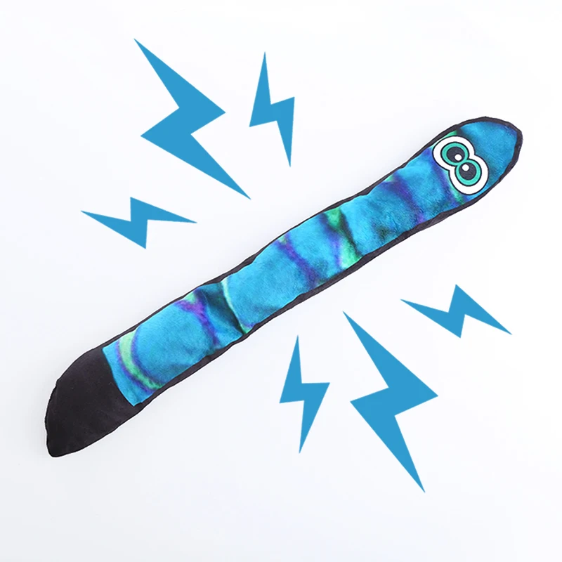 The new plush dog toy Long Eye snake includes bb Bark paper bite-resistant teething pet supplies 6