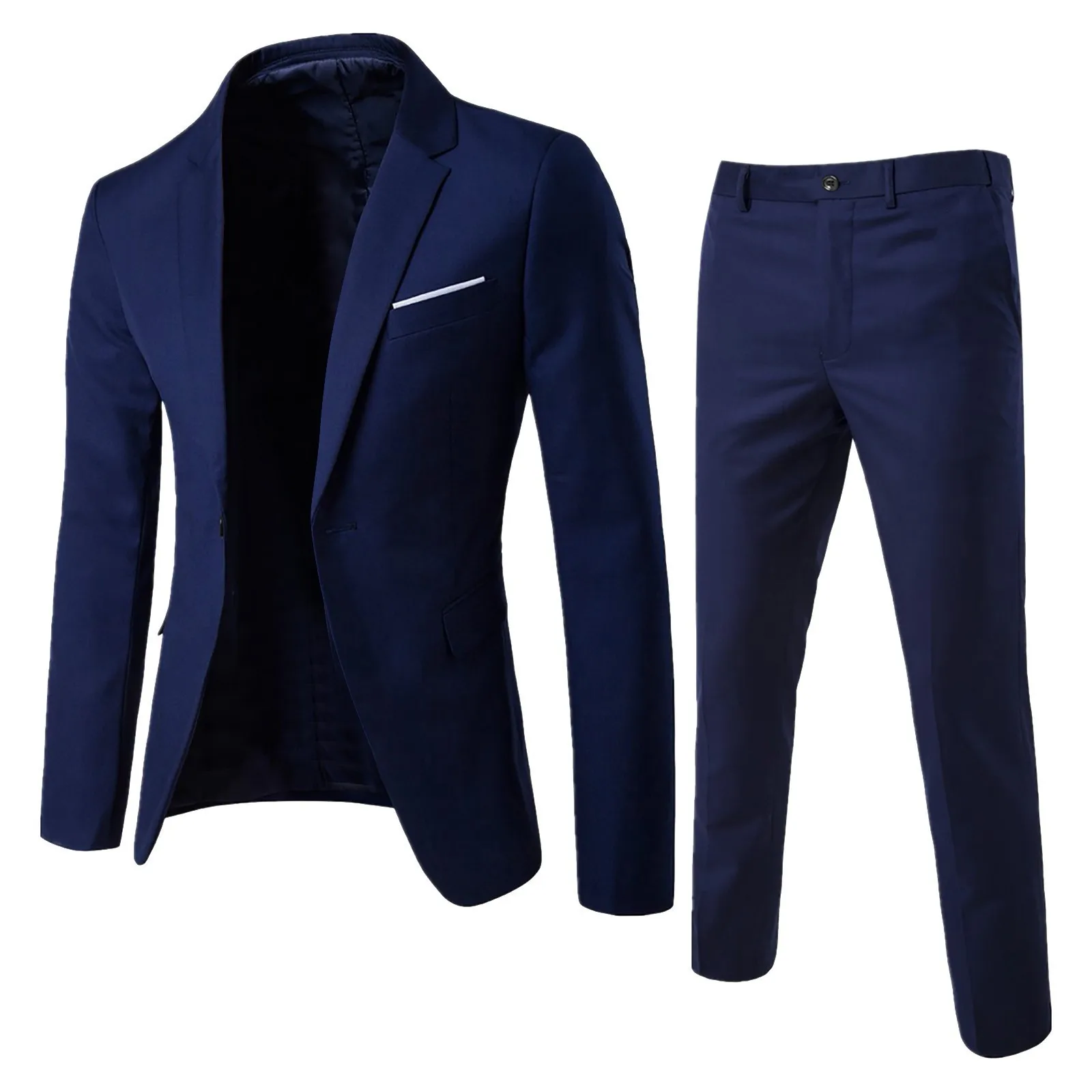 Men 2 Pieces Blazers Sets Wedding Suits Formal Business Jackets Vest Pants Coats