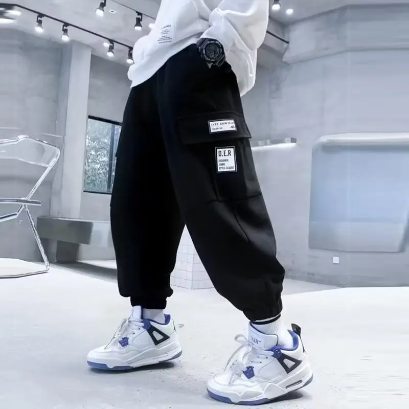 Boys Cargo Pants for 110-170cm Teenage for Boys Pants