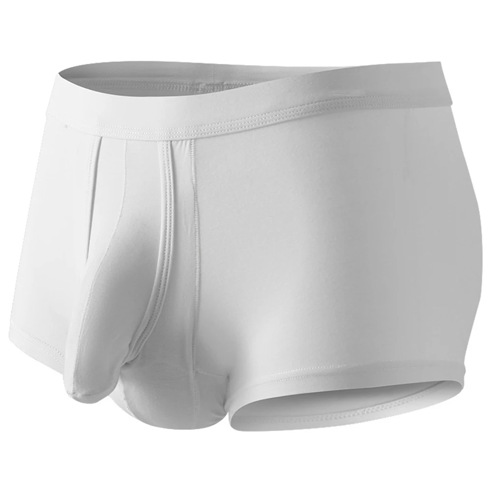 

Mens Underwear Separate Ball Pouch Breathable Comfort Sport Boxer Elephant Nose Breathable Comfort Trunks Solid Short Panties