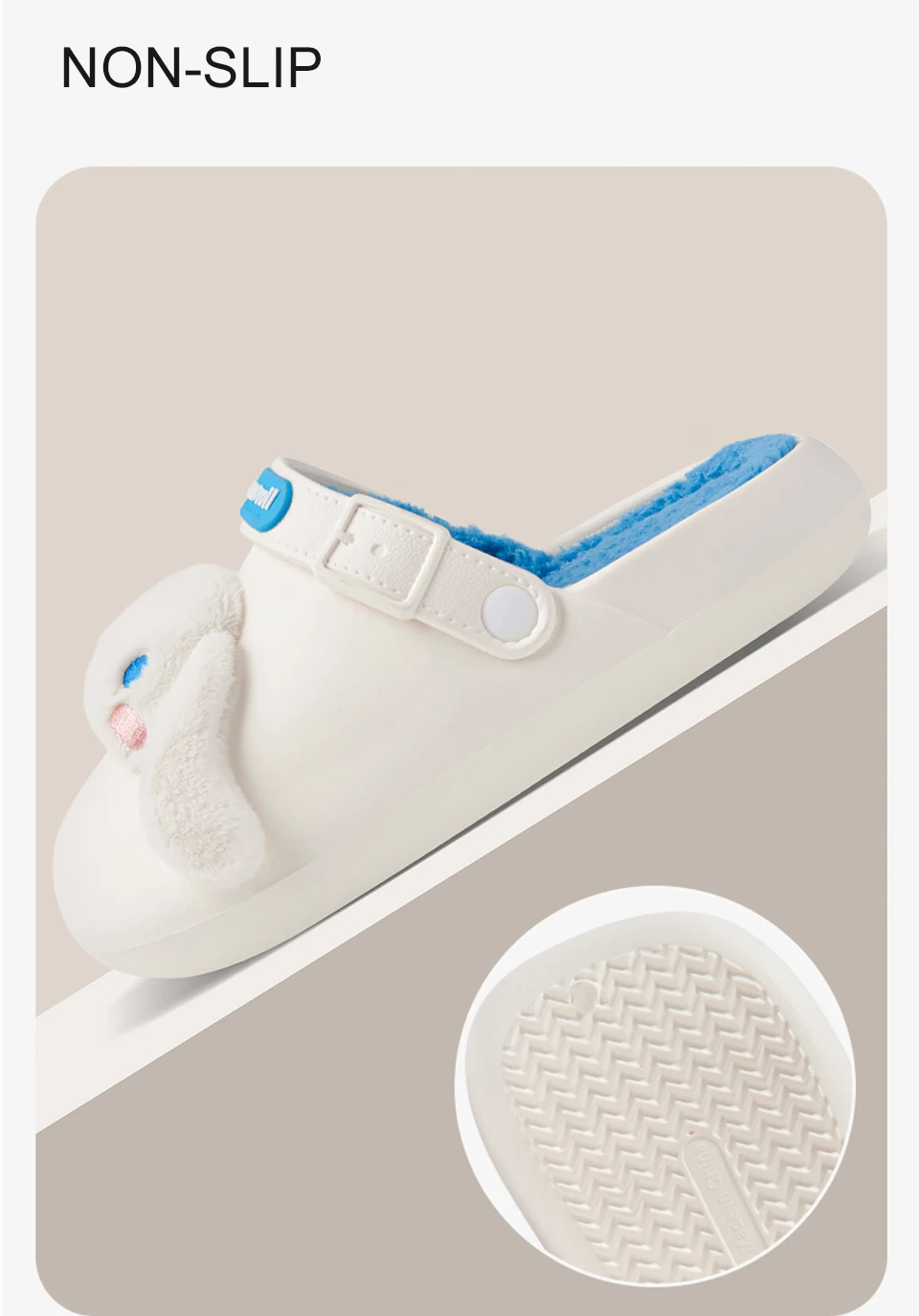 Sanrio Kawaii Cinnamoroll Women’s Slippers with Hello Kitty and Kuromi Designs