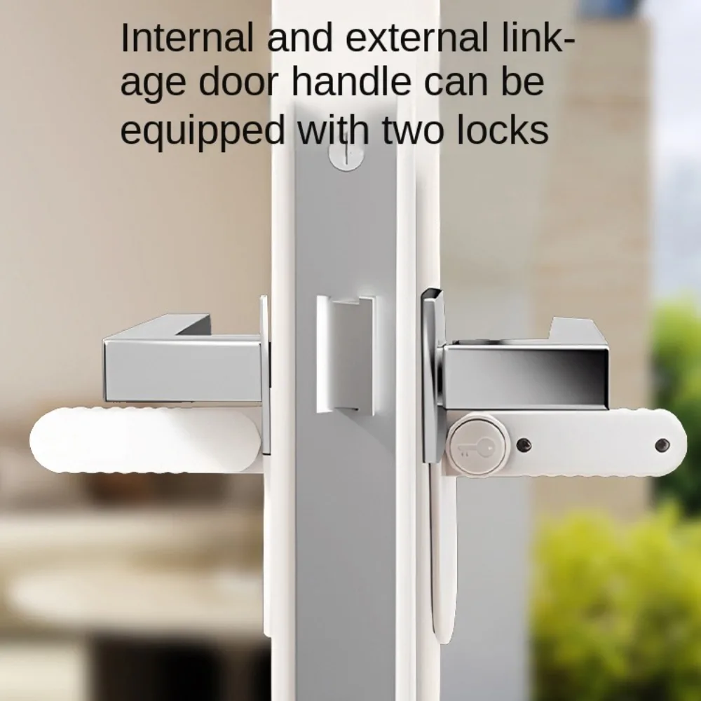 Protection Equipment Baby Safety Locks Plastic Self Adhesive Door Handle Locks No Hole Multipurpose Children Security Protector