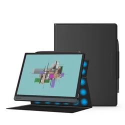 Ultra Thin Magnetic Smart Cover with PU Stand for Boox Tab Ultra (Black)
