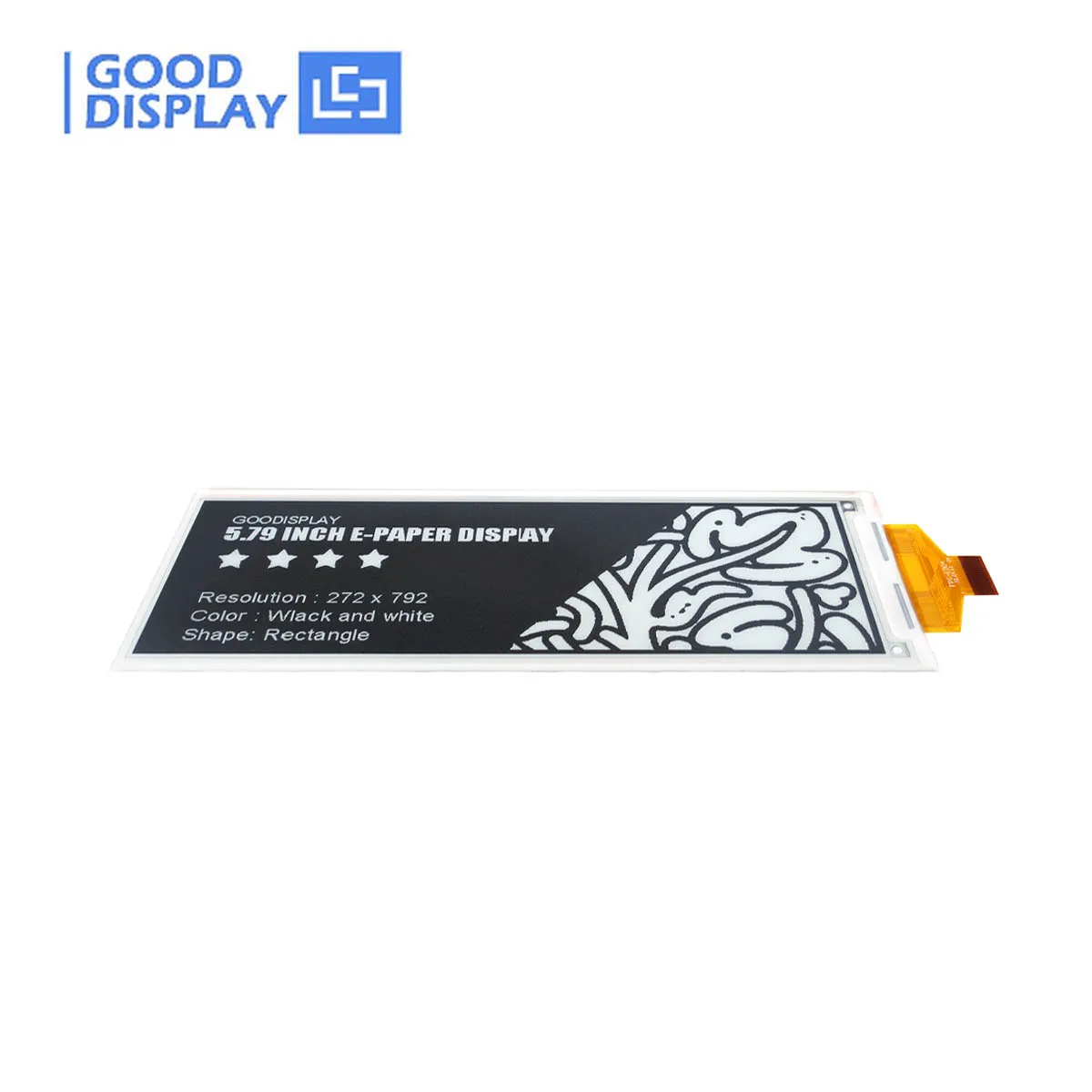 Polegada Tela de Tira de Papel Eletrônico 792x272 Eink Display Módulo Gdey0579t93 5.79 - Imagem 4