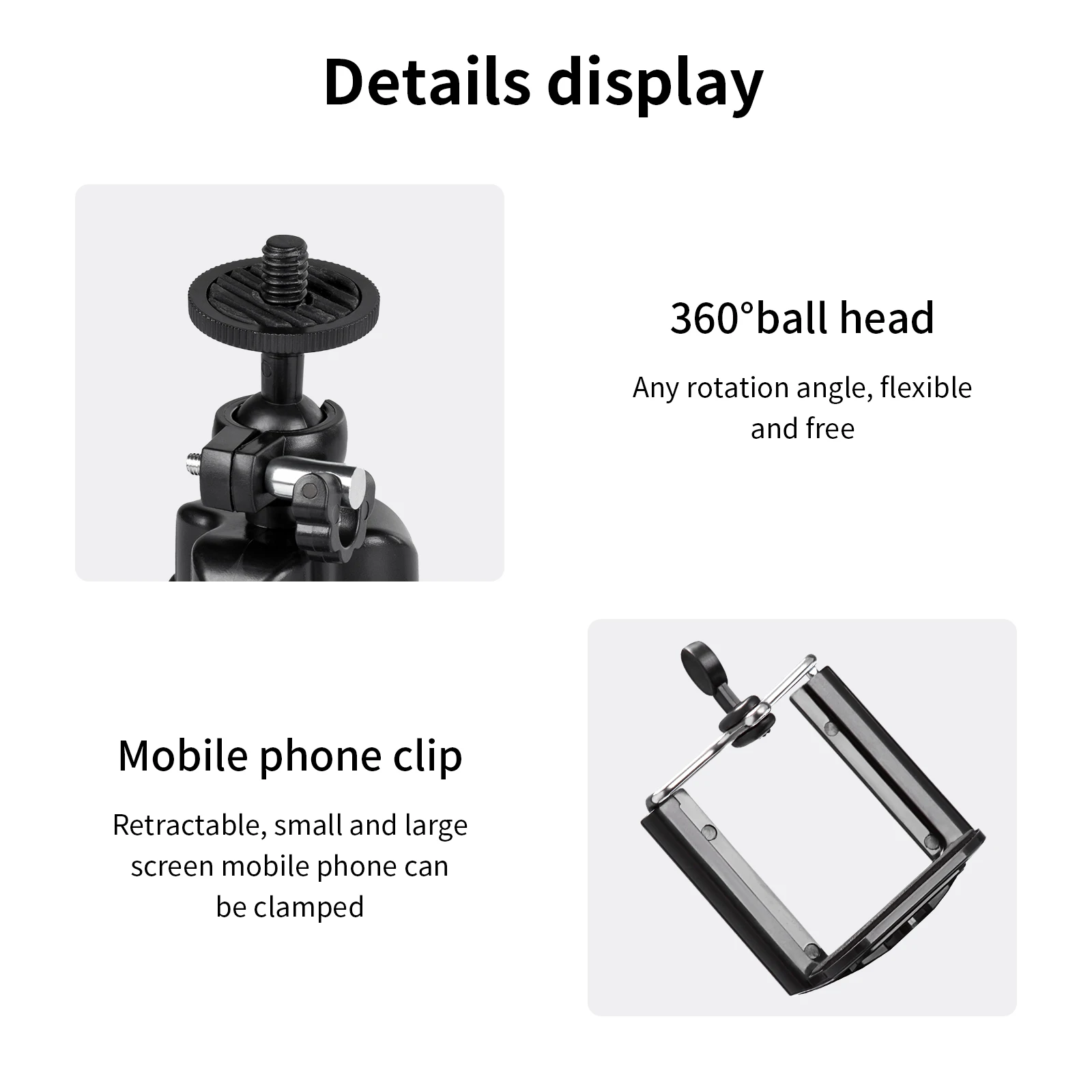Tripod For Phone Flexible Sponge Octopus Mini Tripod For IPhone Mini Camera Tripod Phone Holder Clip Stand