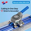200cm Portable Rock Slab Tile Tile Cutting Knife High Precision Manual Push Knife New Track Cutting Machine 1
