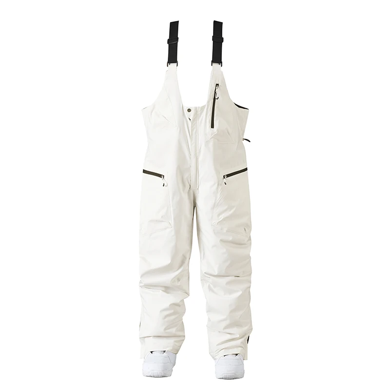 Bavoirs pantalons de Ski pour hommes et femmes, pantalons de Snowboard à Bibs, pantalons de neige, combinaison de Ski, pantalons à bretelles de Snowboard, 2025