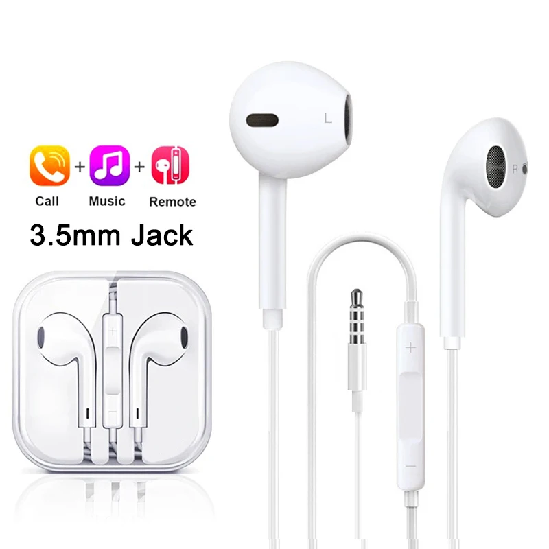 Original Wired Lightning Earphones For IPhone IPhone 14 13 12 11 Pro Max Mini XS XR X 7 8 6 Plus SE 2020 Headphones_voghion.com