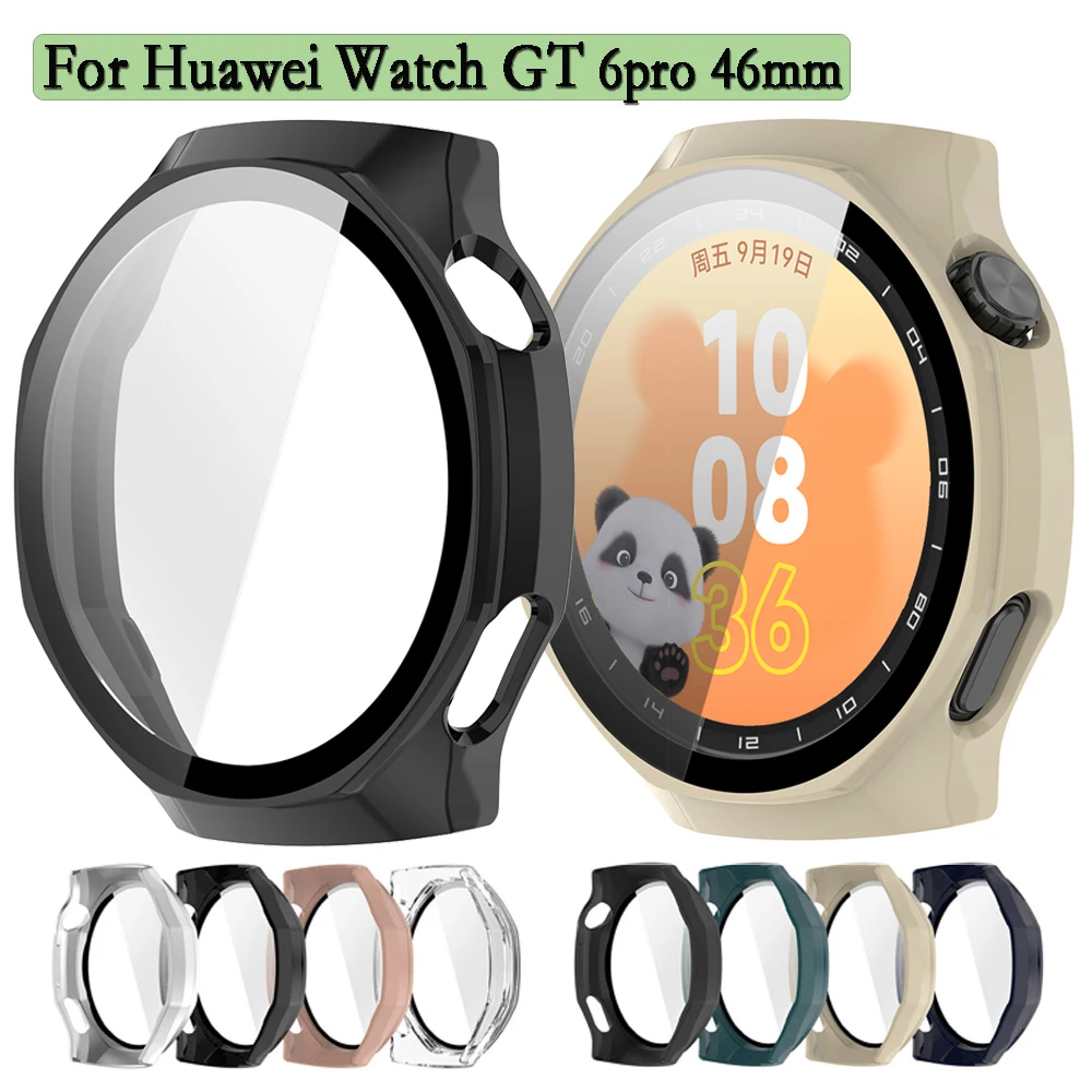 Premium Hard Shell Watch Case with Tempered Glass Protector