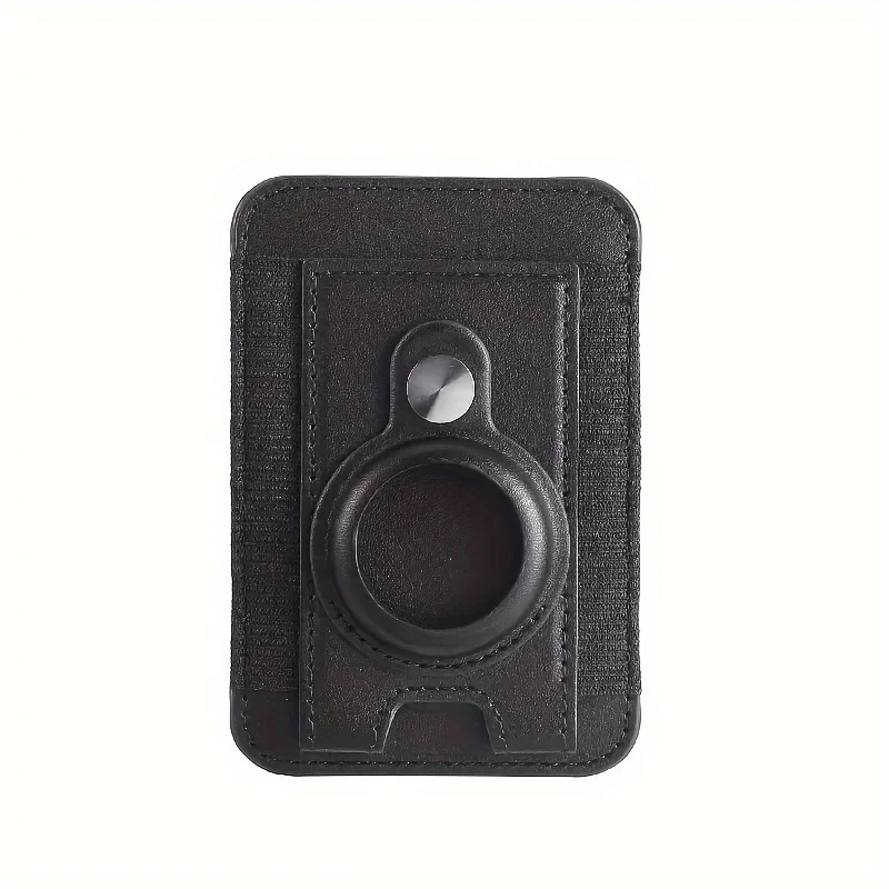 Men's Magnetic Wallet - Premium PU Leather Card Holder with AirTag Slot