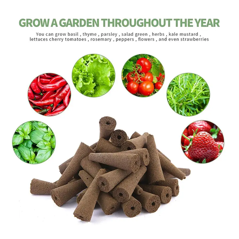 50Pcs Hydroponic Growing Blocks Quality Sponge Material Lock Water Breathability Efficient Vegetables Fruits Flowers Plant Block 3