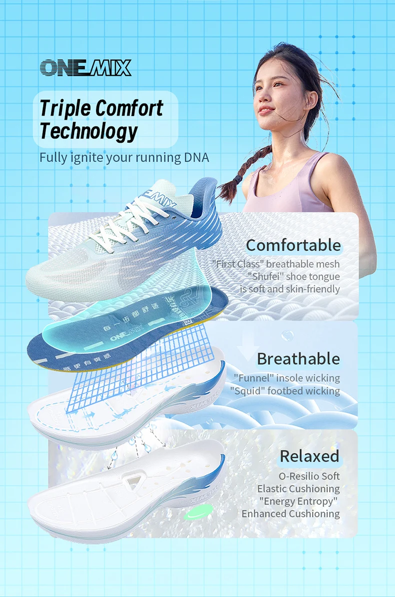 ONEMIX 2025 Scarpe da corsa - Dettaglio costruttivo