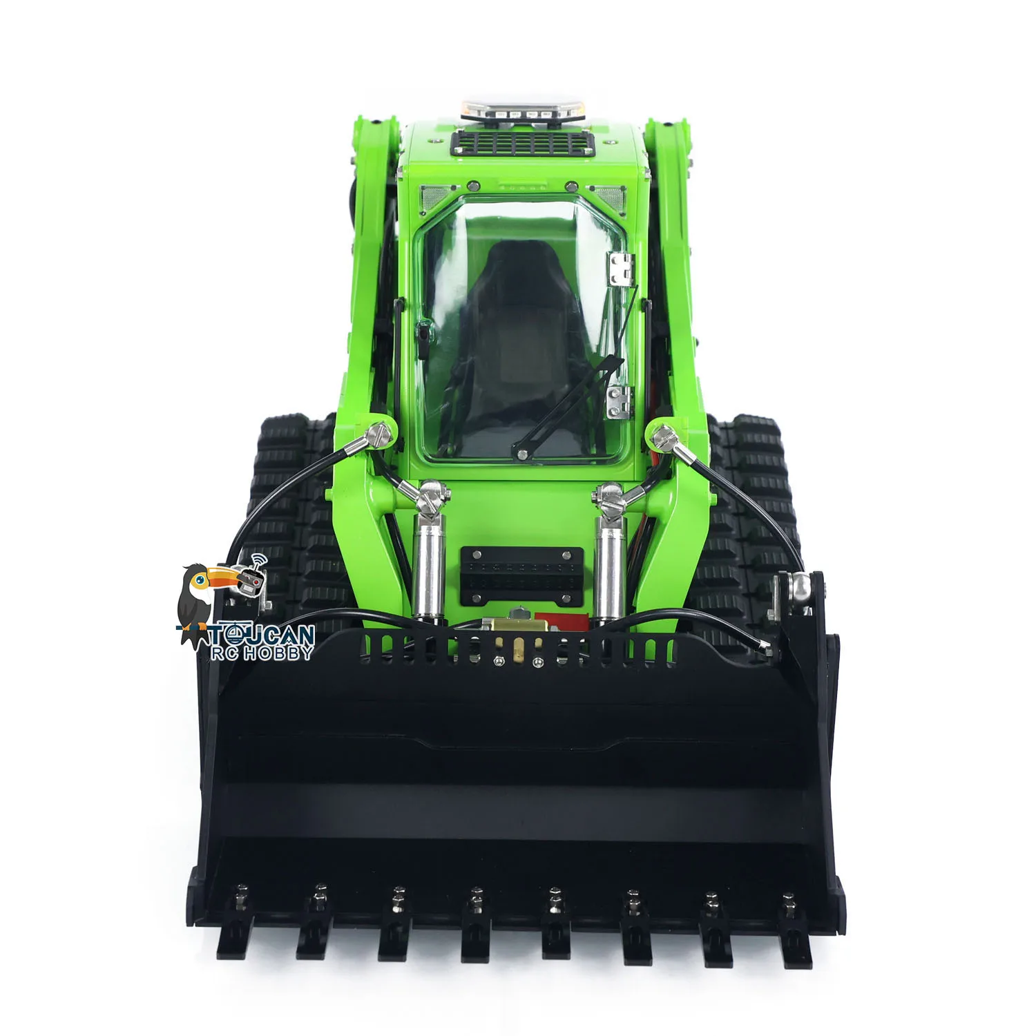 LESU 1/14 RTR Aoue LT5 RC Hydraulic Skid-Steer Loader Electric Cleaner I6S Radio Battery Remote Control Construction Car Toys 6