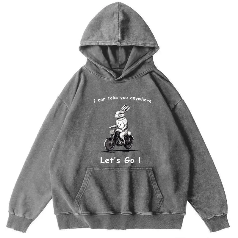 Bunny Rider Oversize Sweatshirt Women Sweatshirts for Couples One Piece Hoody Mens Hoodies Y2k Sweatshirts Man Original Brands