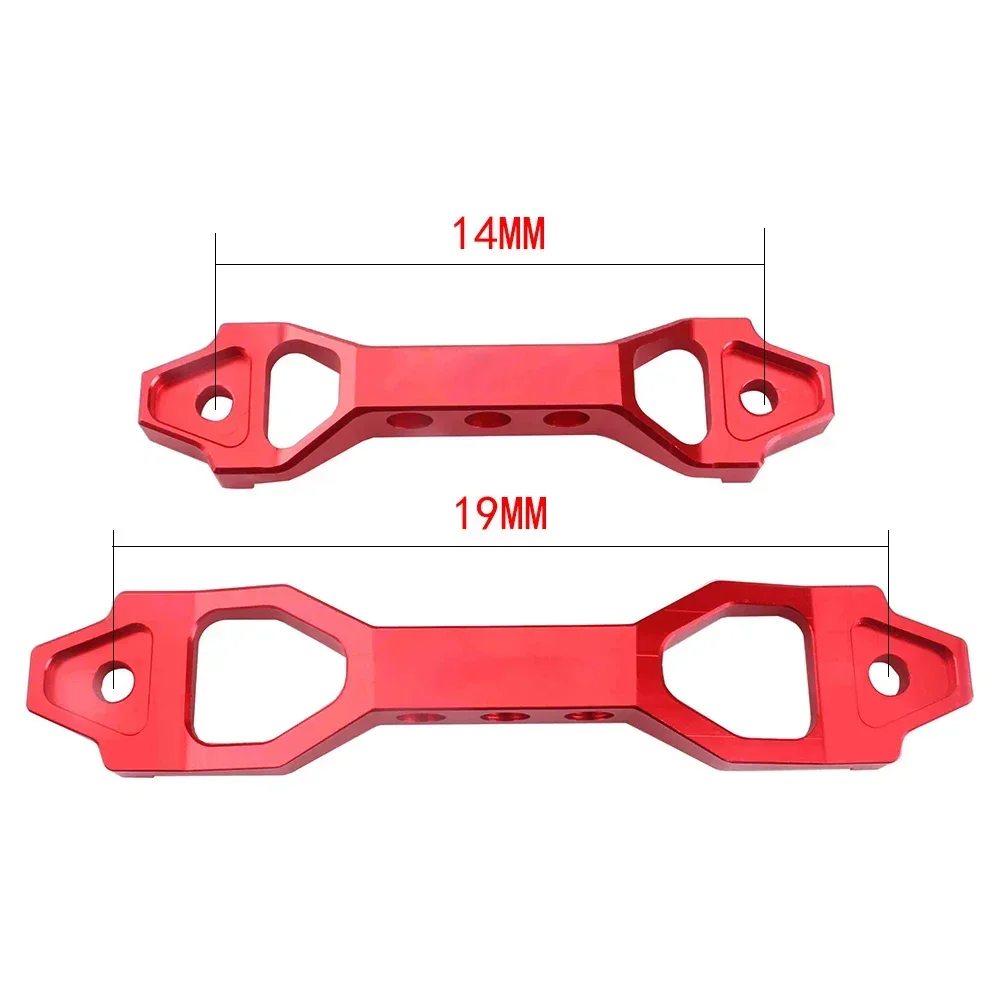 Car Racing Battery Support Frame Universal Aluminum Battery Fasten Bracket Fixed Shape Modification Accessories 14cm 19cm