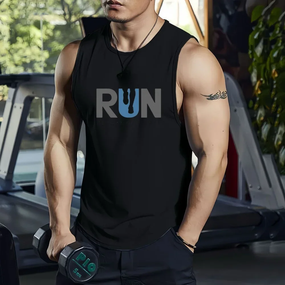 Men's Quick-Dry Sleeveless Sports Tank Top S8901c581cef34e0ba29e6abacb8134b2C