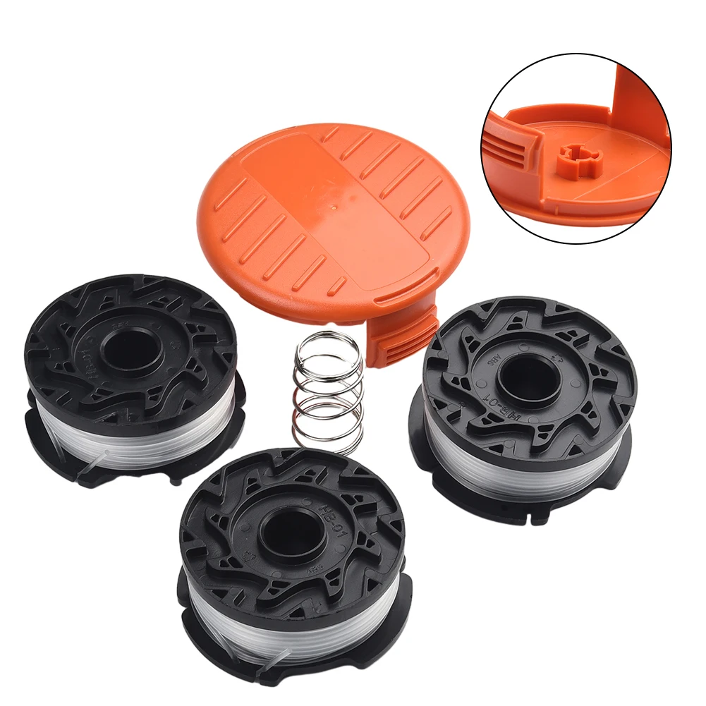 

Replacement String Trimmer Line Spool for Black & Decker Pack of 3 or 6 0065\\\\\\\\\\\\\\\" Wearable Line with Auto Feed System
