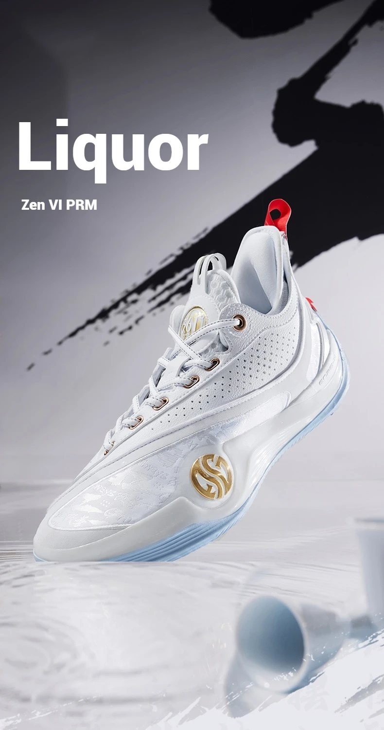 Description Picture 3 of item361 Degrees ZEN VI PRM Men's Basketball Sports Shoes Middle-Top Combat Wear-Resistant Non-Slip Support Sneakers Male 672431102
