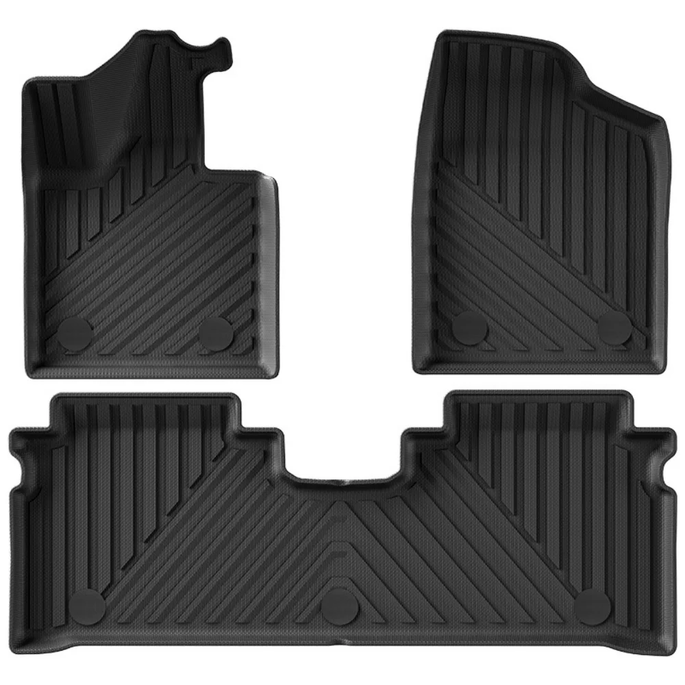 For Chery ICAR03 TPE Floor Mats,All-Weather Protection Fit Floor Liners 1st 2nd Rows and Trunk Car Mats