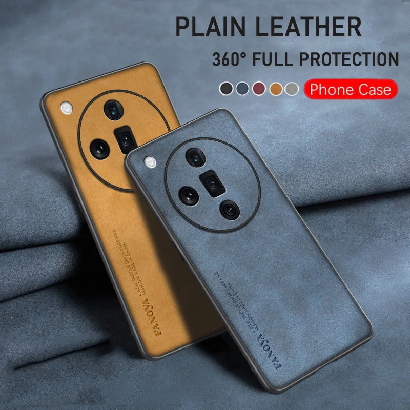 Custodia In Pelle Di Lusso Per Oppo Find X7 Custodia Antigoccia Custodia Antiscivolo Oppo Find X7 X7 Ultra X6 X6 Pro Phone Fundas Find X7 Ultra