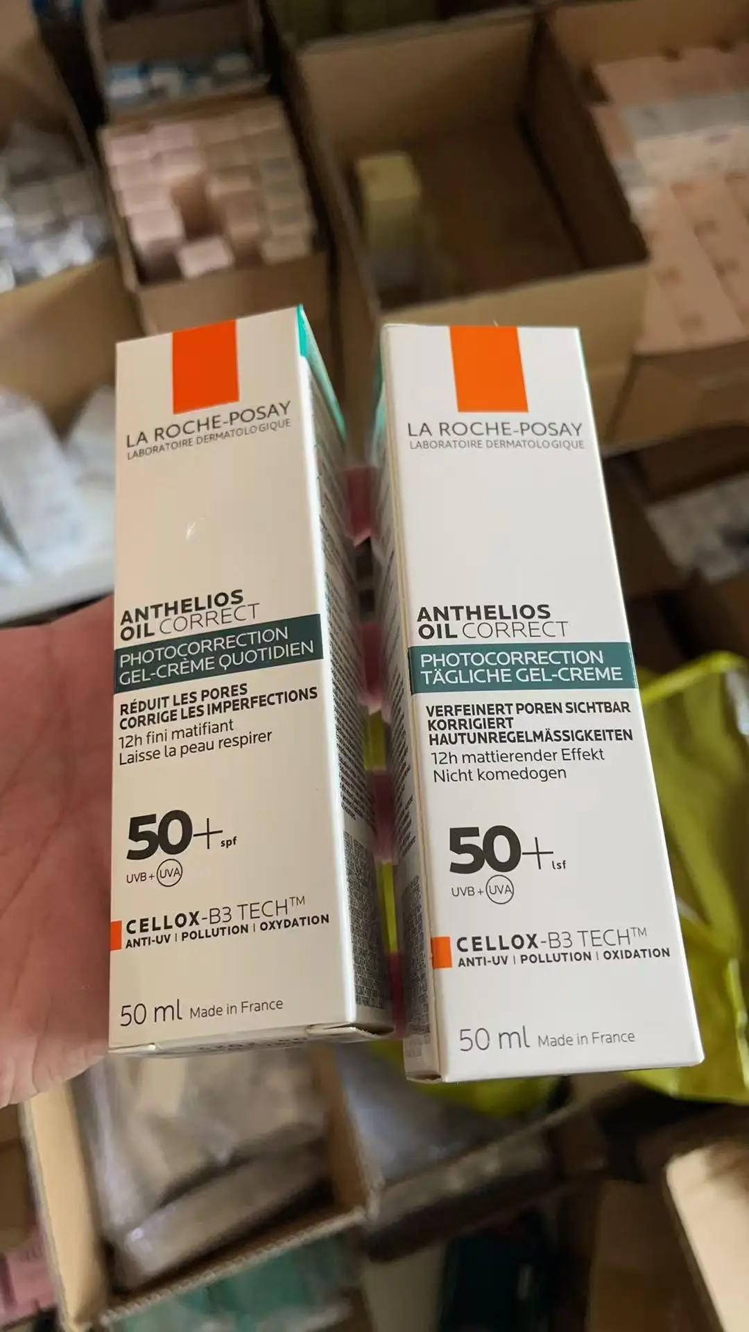 Summer Sunscreen Anthelios Pigment Correct / Anthelios Oil Correct / Anthelios Age Correct SPF50 Sunscreen Cream 50ml 5