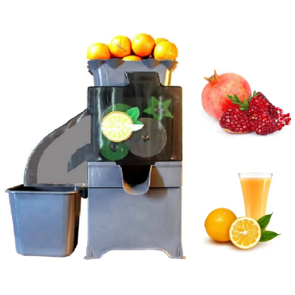 Mvckyi USA DDP Commercial Juicer Machines Auto Slow Masticating Orange Juice Extractor with Plastic Filter Box 20 oranges per minute auto feed orange juicer 2000e 2