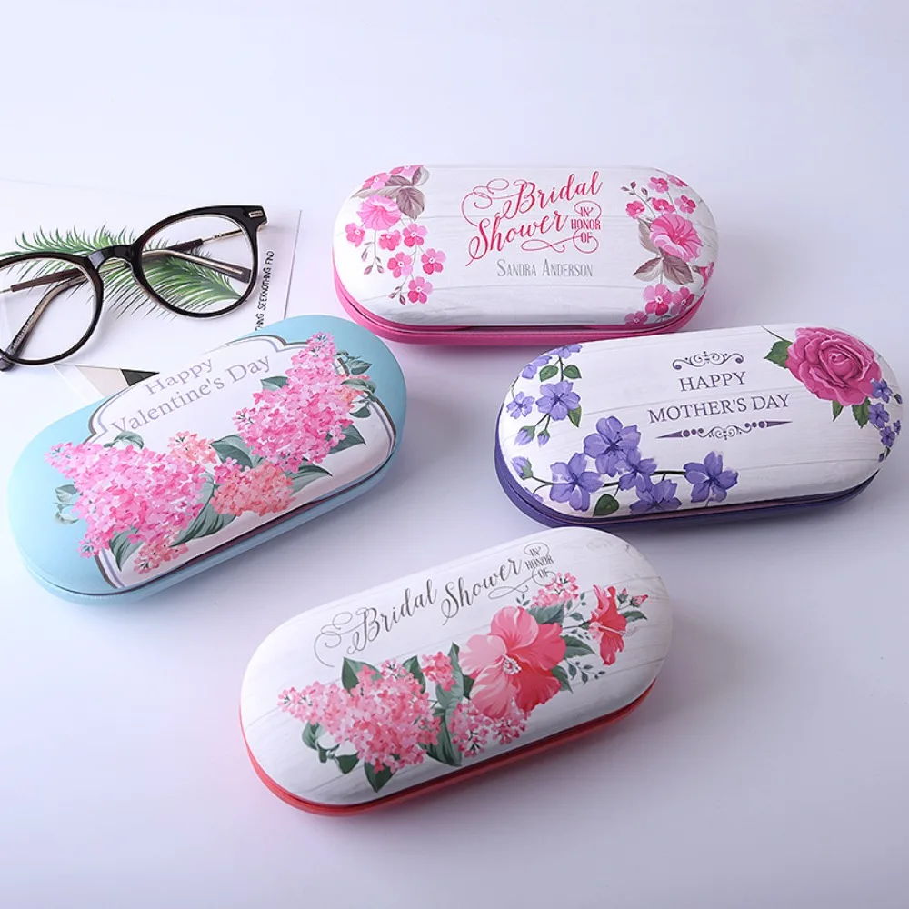 

Double Interlayer Reading Glasses Case Portable 2 In 1 Multi-function Glasses Box Leather Dual-use Contact Lens Case Men